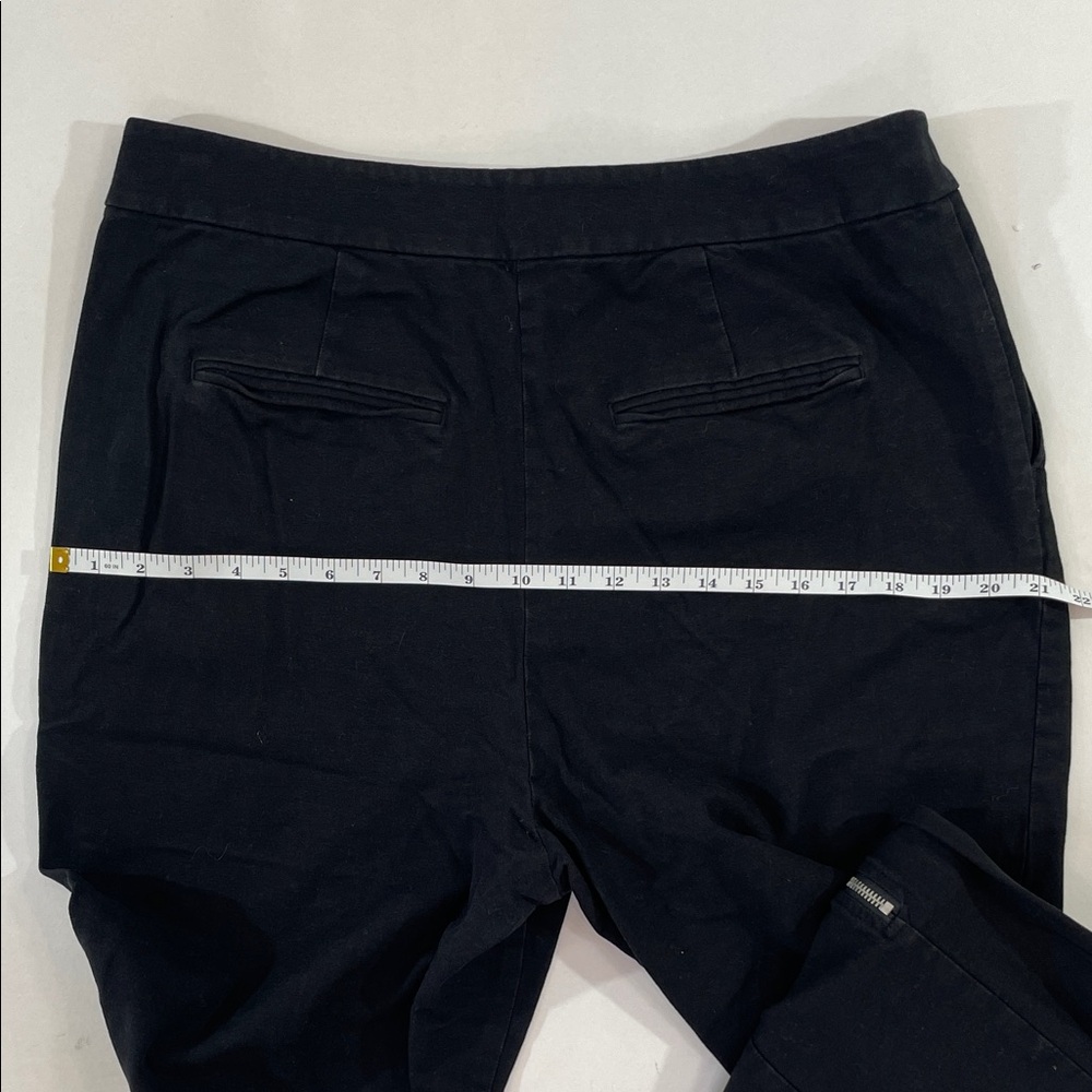 Derek Lam 10 Crosby x RTR Zipper Split Black Hem Pants, US 14 (Italian Size 50) - Picture 5 of 15
